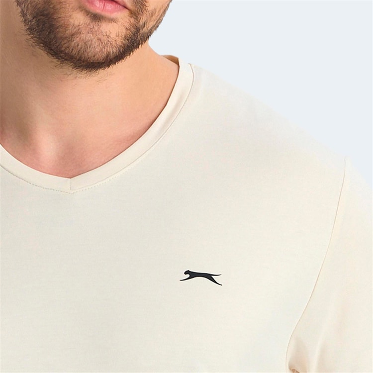 Slazenger Krakker Bej Erkek T-Shırt