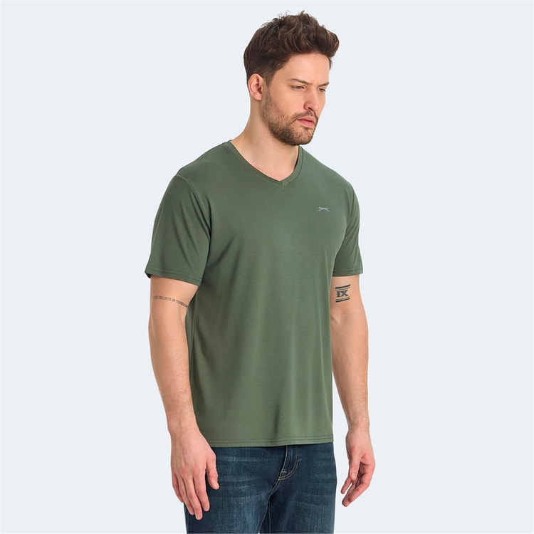 Slazenger Krakker Hakı Erkek T-Shırt