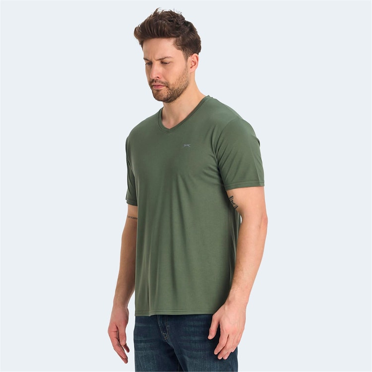 Slazenger Krakker Hakı Erkek T-Shırt