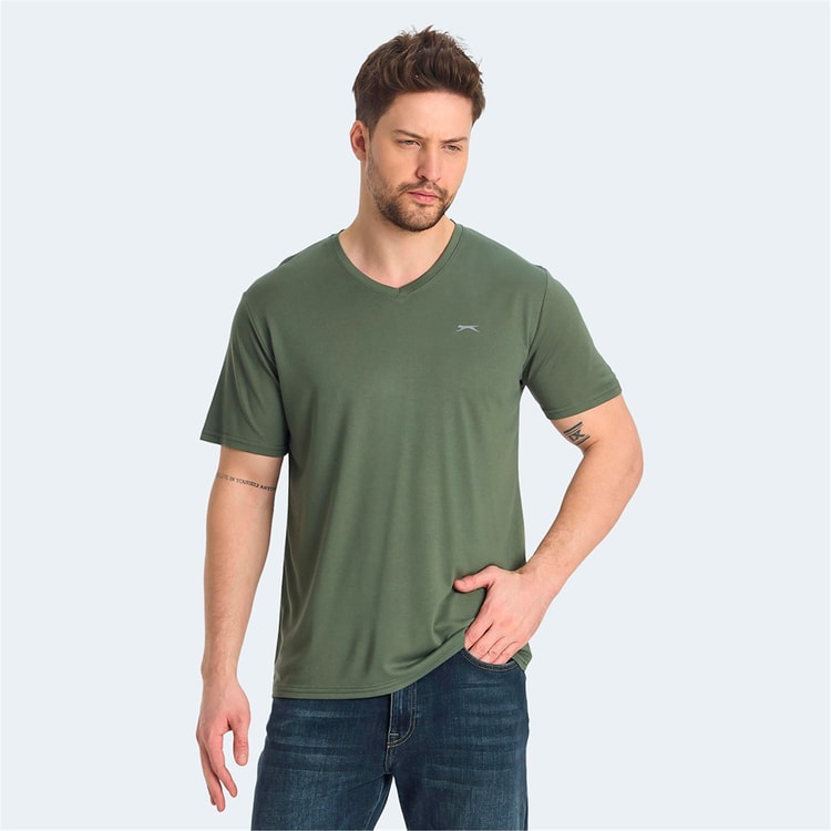 Slazenger Krakker Hakı Erkek T-Shırt