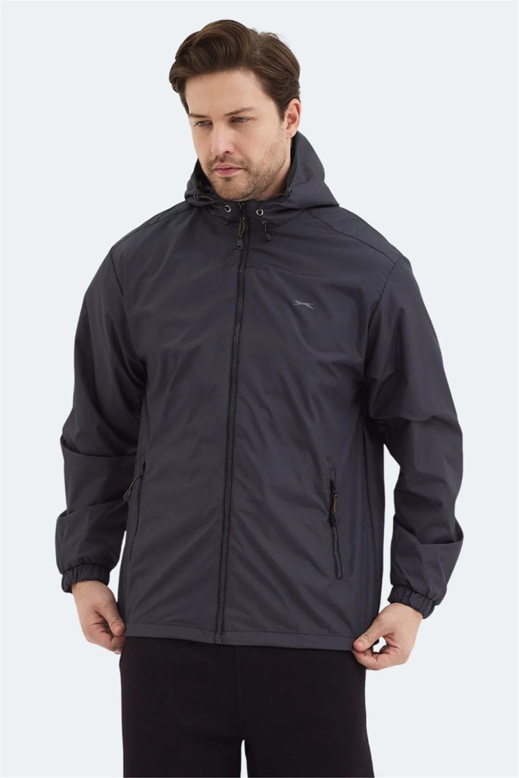 Slazenger Ofans Koyu Gri Erkek Yagmurluk