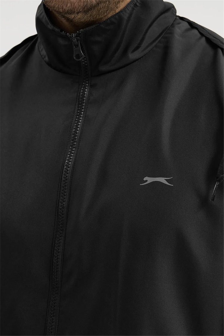 Slazenger Raren Siyah Erkek Yagmurluk