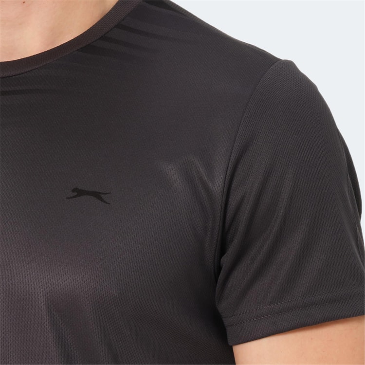 Slazenger Raven Fume Erkek Bısıklet Yaka T-Shırt
