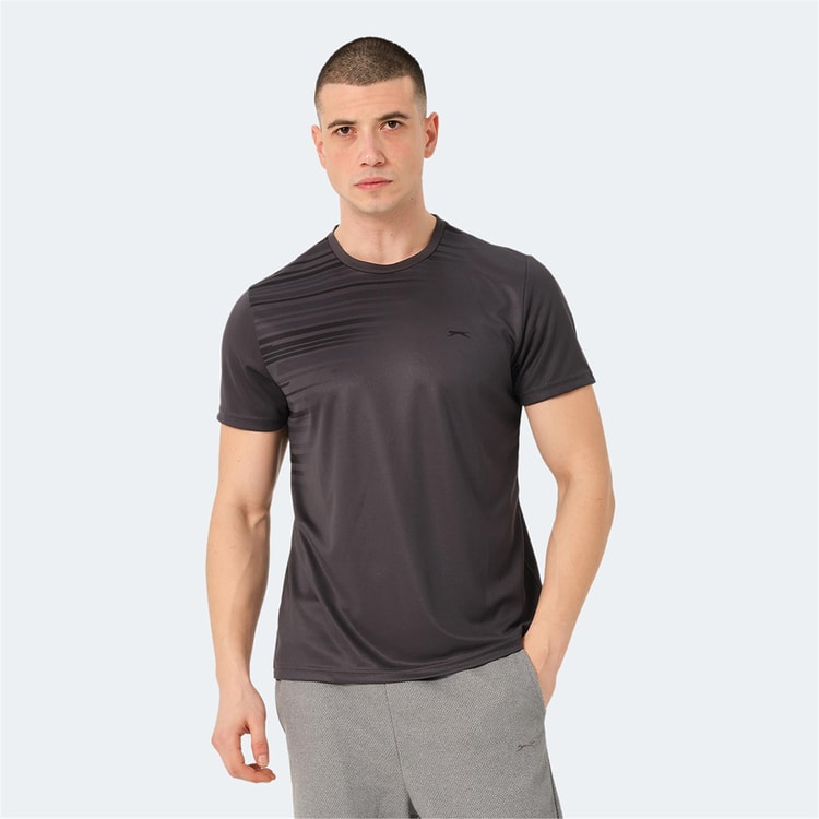 Slazenger Raven Fume Erkek Bısıklet Yaka T-Shırt