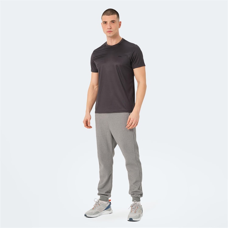 Slazenger Raven Fume Erkek Bısıklet Yaka T-Shırt