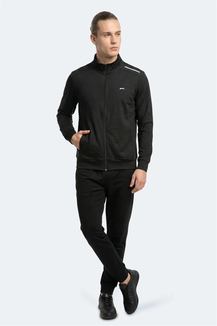 Slazenger Revolver Sıyah Erkek Sweatshırt