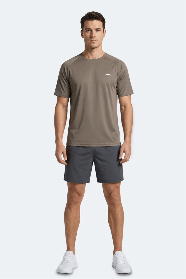 Slazenger Rısıng Kahve Erkek T-Shırt