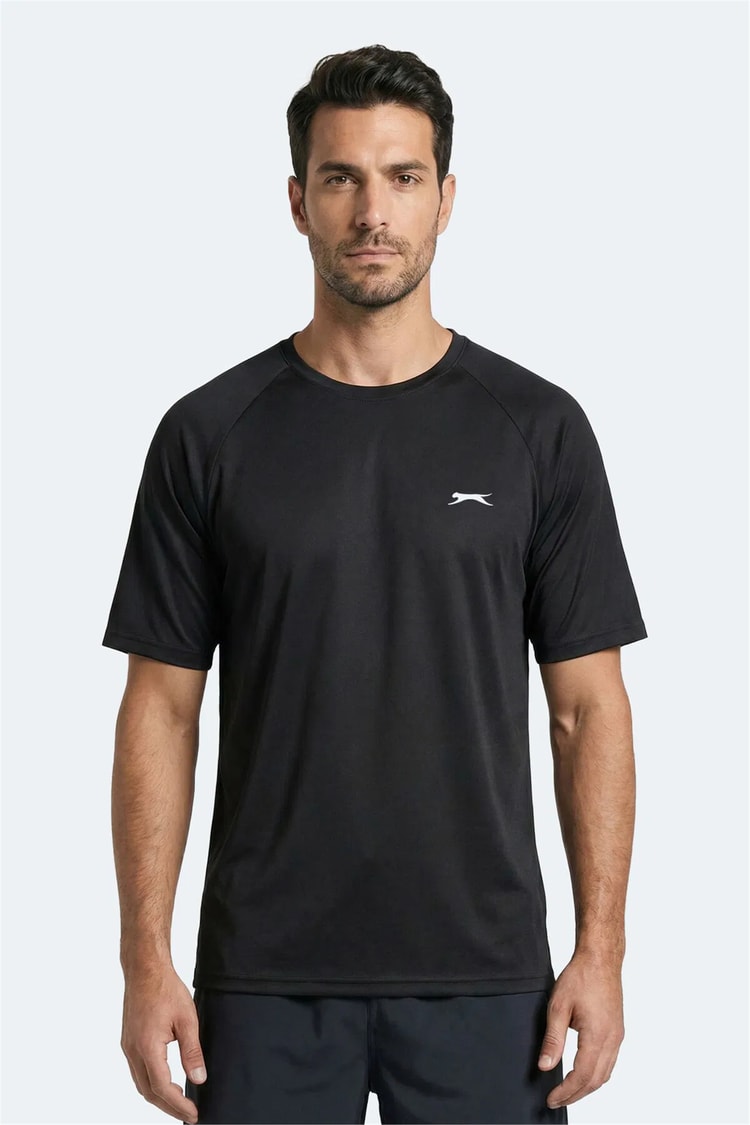 Slazenger Rısıng Sıyah Erkek T-Shırt