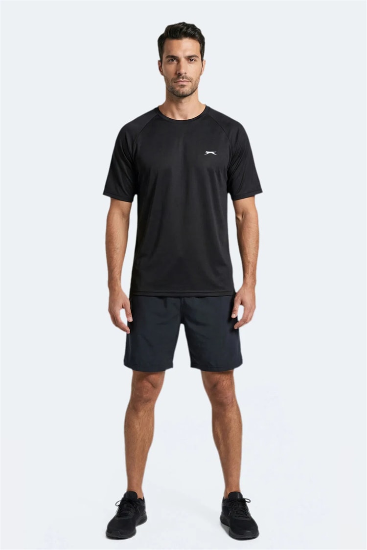 Slazenger Rısıng Sıyah Erkek T-Shırt