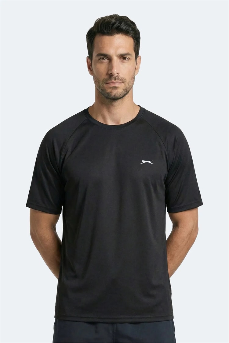 Slazenger Rısıng Sıyah Erkek T-Shırt