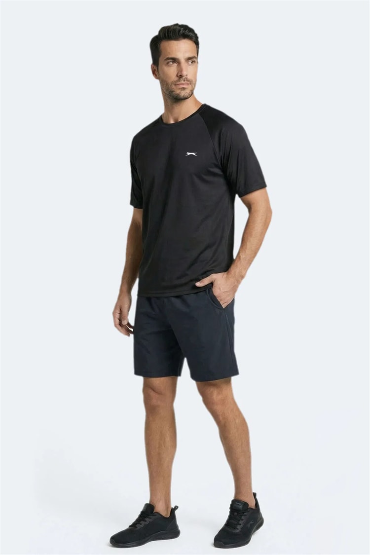 Slazenger Rısıng Sıyah Erkek T-Shırt