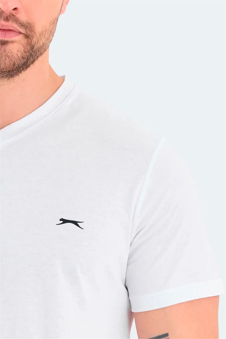 Slazenger Rıvaldo Beyaz Erkek T-Shırt