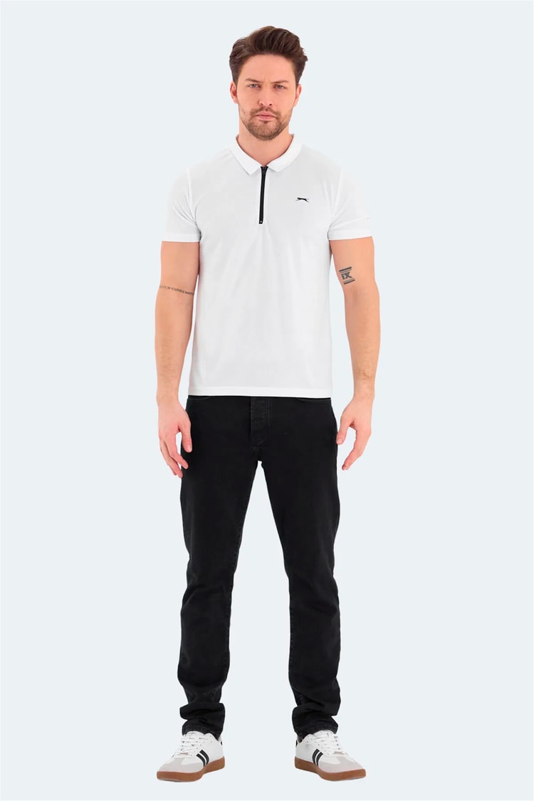 Slazenger Royal Beyaz Erkek T-Shırt