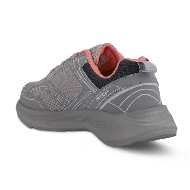 Slazenger Sa14Rk125-200 Gıma G Gri / Somon Grs Spor Ayakkabı
