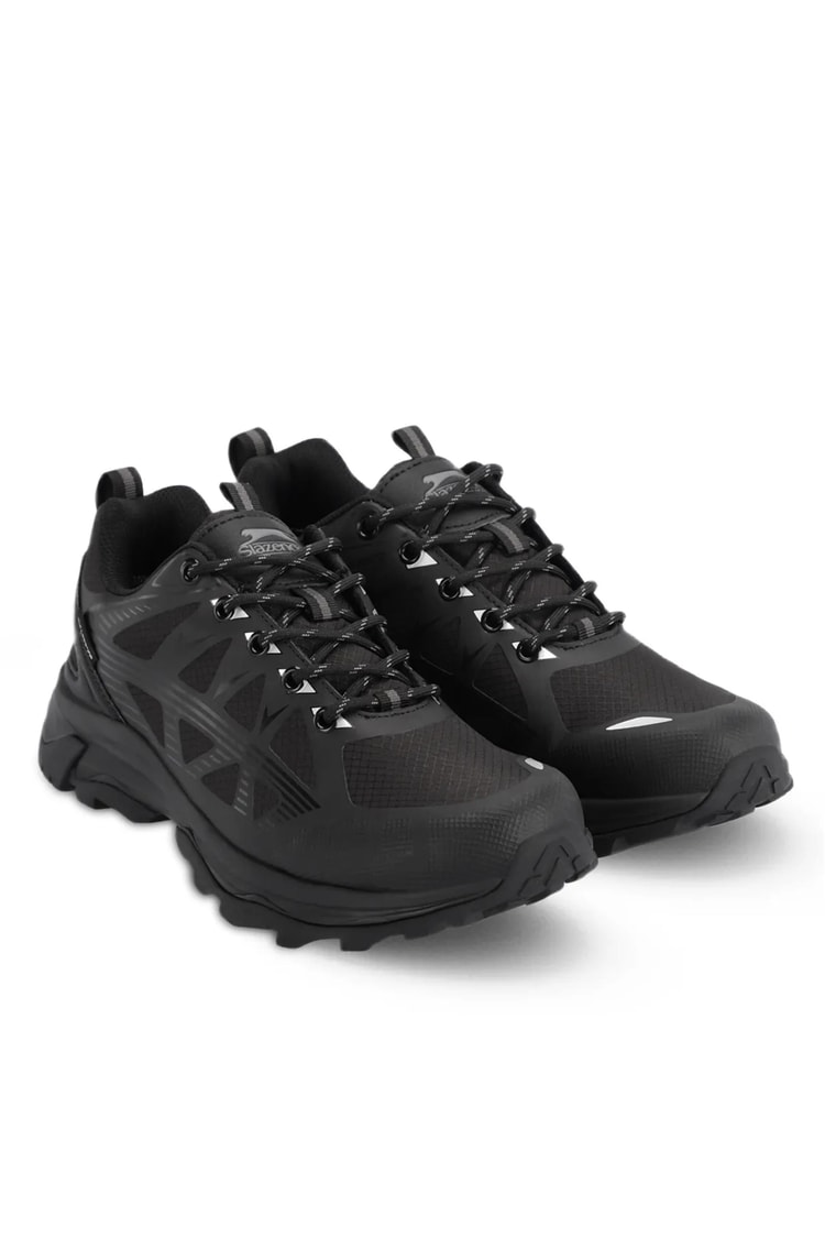 Slazenger Sa23Oe086-596 Wilton Siyah Siyah Erkek Ayakkabı