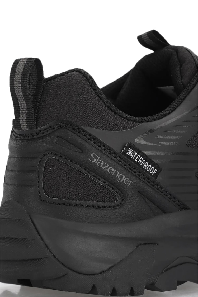 Slazenger Sa23Oe086-596 Wilton Siyah Siyah Erkek Ayakkabı