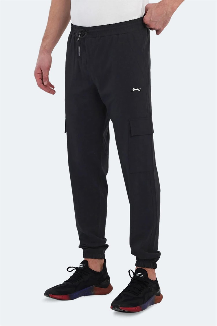 Slazenger St14Pe055-500 Napolla Sıyah Erkek Esofman Alt