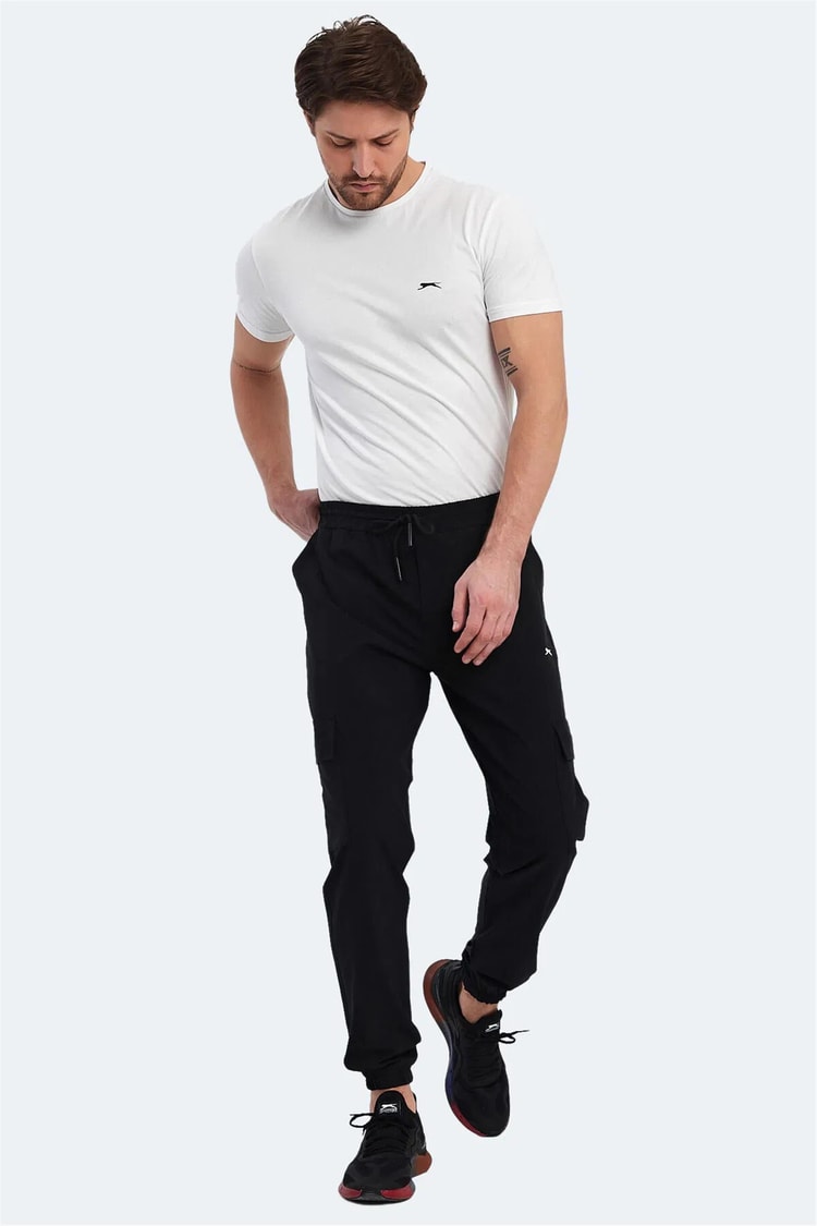 Slazenger St14Pe055-500 Napolla Sıyah Erkek Esofman Alt