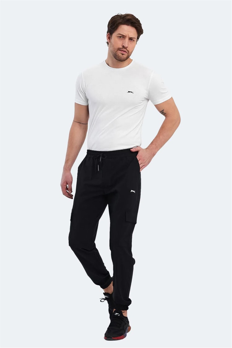 Slazenger St14Pe055-500 Napolla Sıyah Erkek Esofman Alt