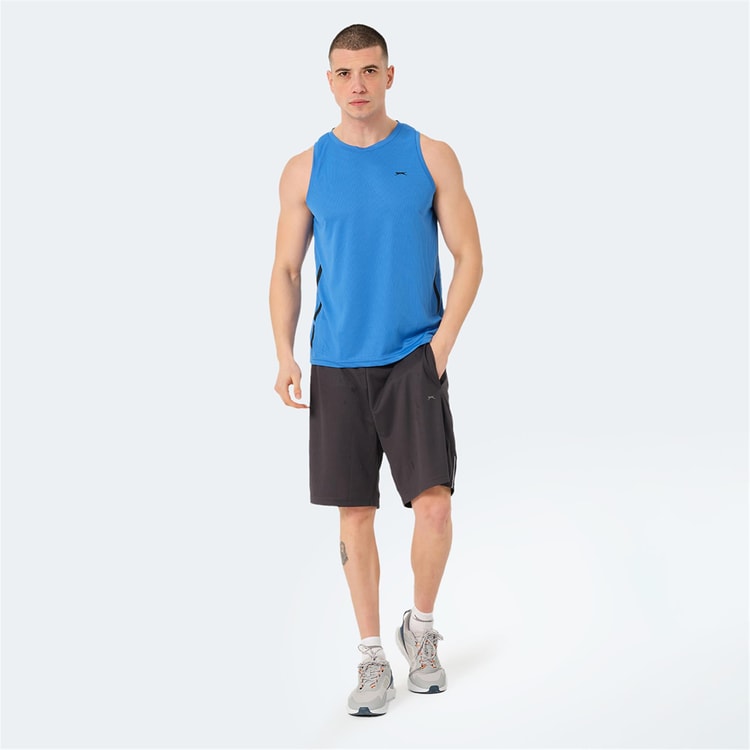 Slazenger St14Te002-480 Rais Saks Mavi Erkek Atlet