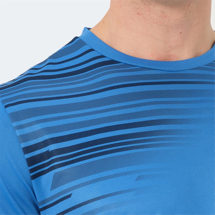 Slazenger St14Te010-480 Raven Saks Mavi Erkek T-Shirt