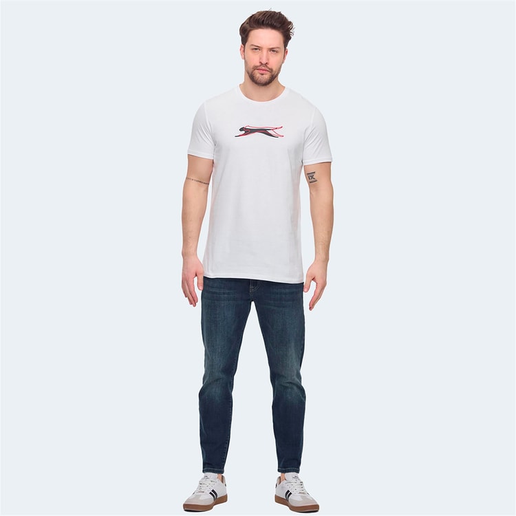 Slazenger St14Te088-000 Vedran Ktn Beyaz Erkek T-Shırt