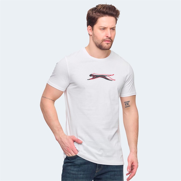 Slazenger St14Te088-000 Vedran Ktn Beyaz Erkek T-Shırt