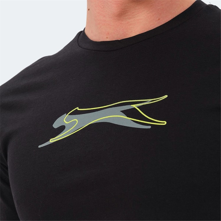 Slazenger St14Te088-500 Vedran Ktn Sıyah Erkek T-Shırt