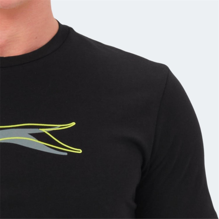 Slazenger St14Te088-500 Vedran Ktn Sıyah Erkek T-Shırt