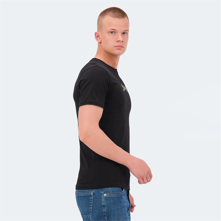 Slazenger St14Te088-500 Vedran Ktn Sıyah Erkek T-Shırt