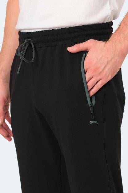 Slazenger St15Pe001-500 Neal Ktn Sıyah Erkek Esofman Alt