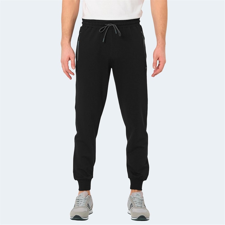 Slazenger St15Pe001-500 Neal Ktn Sıyah Erkek Esofman Alt