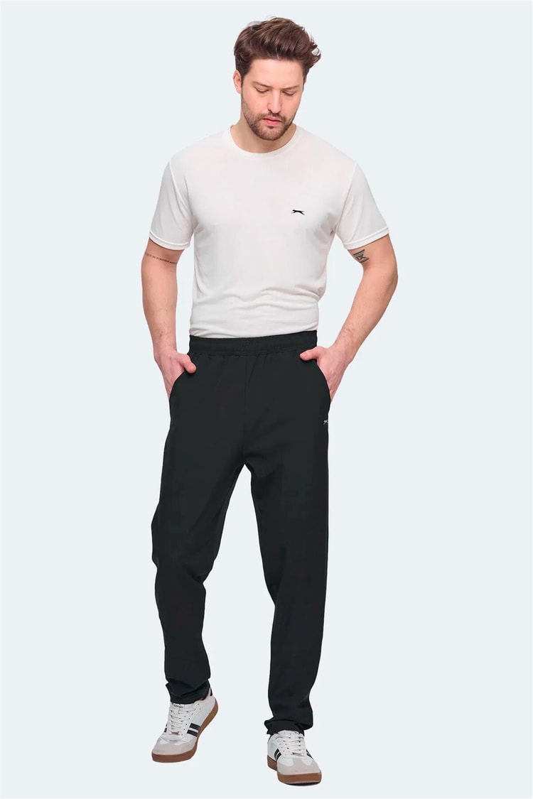Slazenger St15Pe019-500 Vınal Sıyah Erkek Esofman Alt