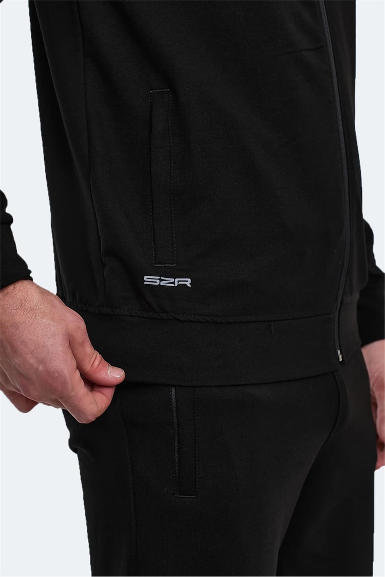 Slazenger St23Ee036-500 Siyah Erkek Oran 2 İplik Eşofman Takım