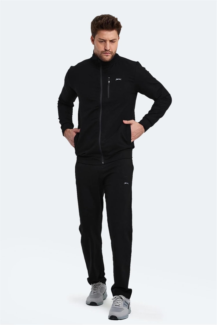 Slazenger St23Ee036-500 Siyah Erkek Oran 2 İplik Eşofman Takım
