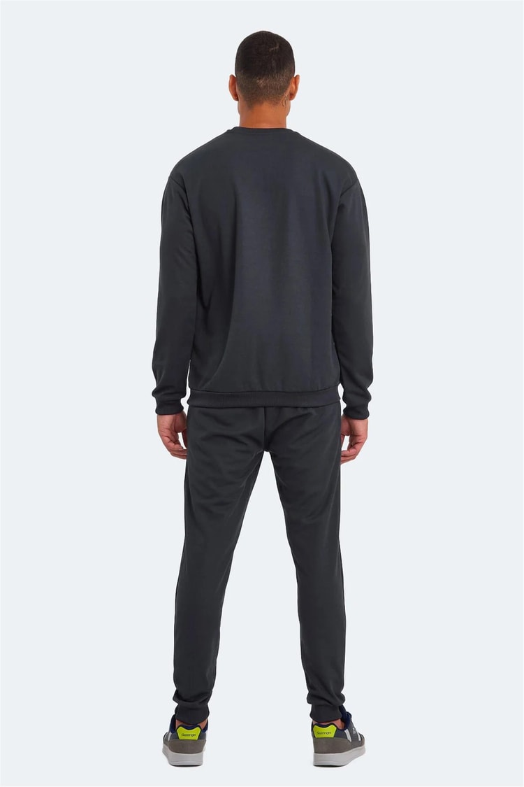 Slazenger St23Ee041-230 Füme Erkek Offender Ktn. 2 İplik Eşofman Takım