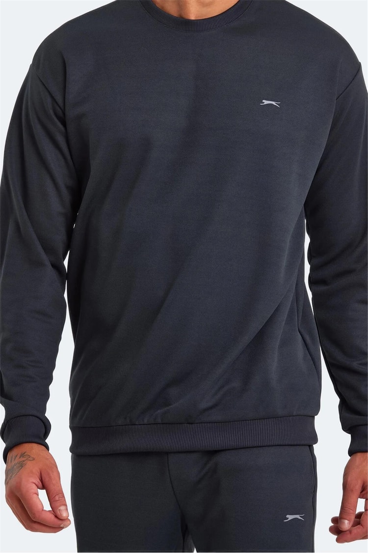Slazenger St23Ee041-230 Füme Erkek Offender Ktn. 2 İplik Eşofman Takım
