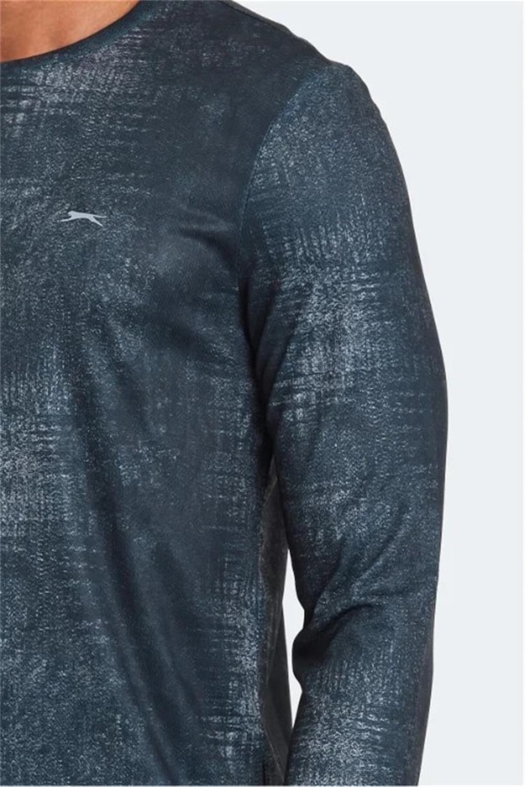 Slazenger St23Te001-500 Radmılo Siyah Erkek Bisiklet Yaka Sweatshirt