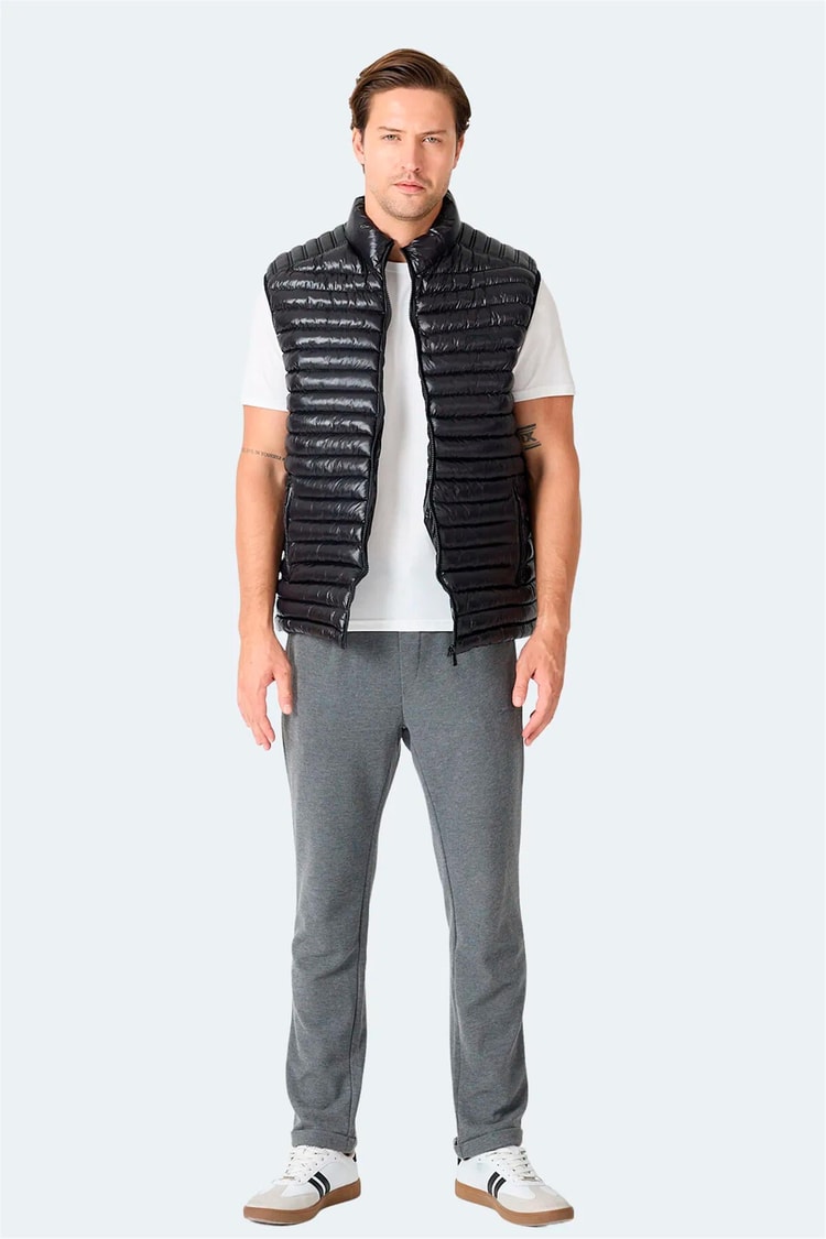 Slazenger St25Ye009-500 Hazar Sıyah Erkek Yelek