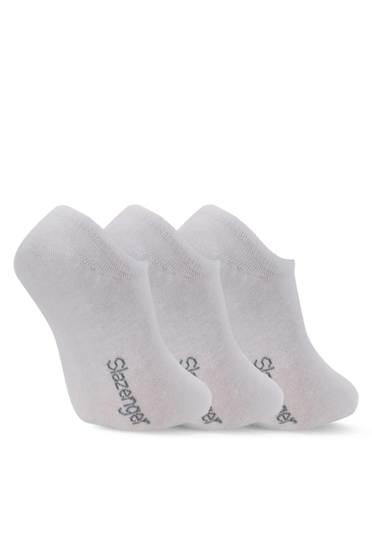 Slazenger SX16CE001-000 Jacked Beyaz 3'Lü Çorap