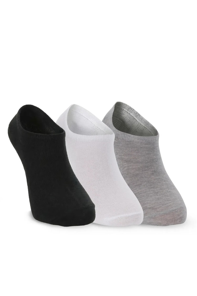 Slazenger SX16CE001-510 Jacked Siyah / Beyaz 3 Lü Çorap