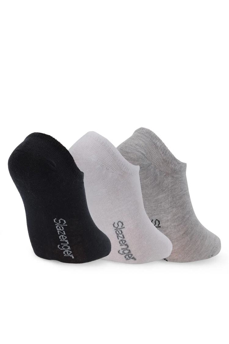Slazenger SX16CE001-510 Jacked Siyah / Beyaz 3 Lü Çorap