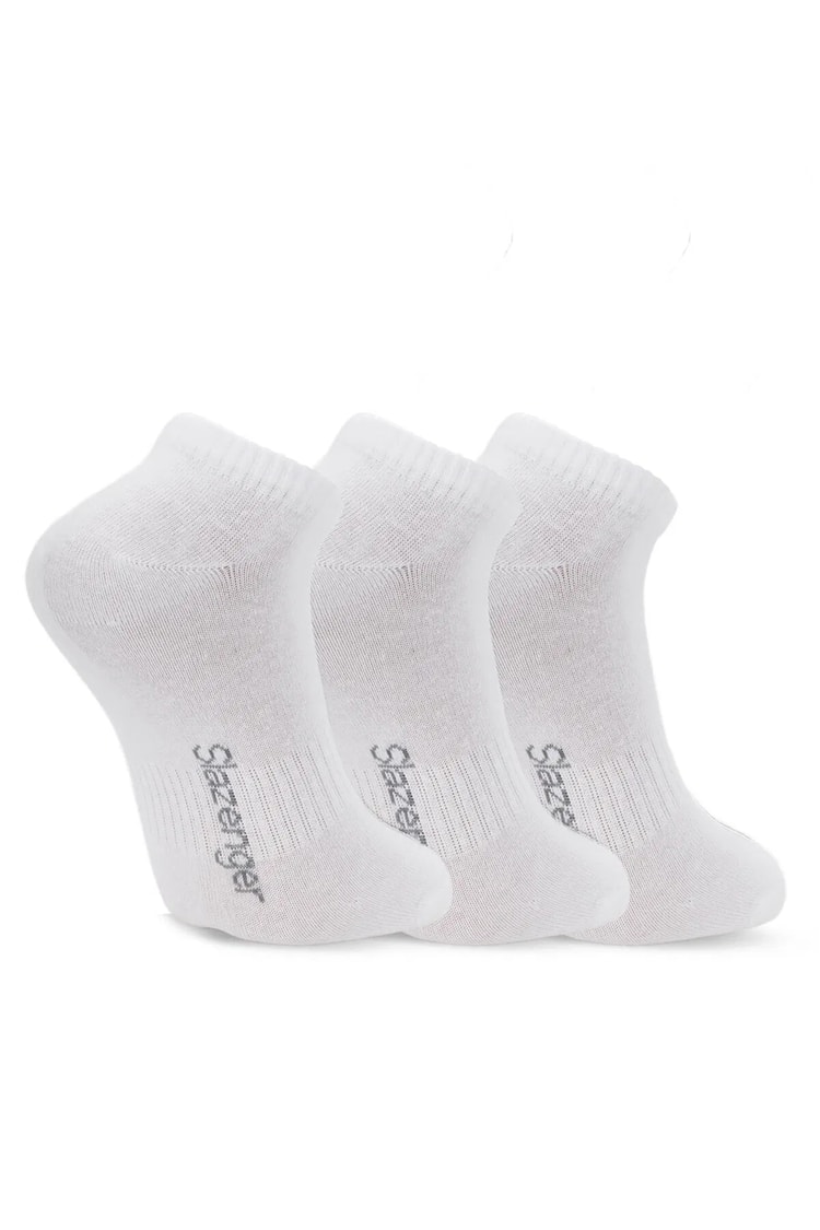 Slazenger SX16CE003-000 Jadira Beyaz 3'Lü Çorap