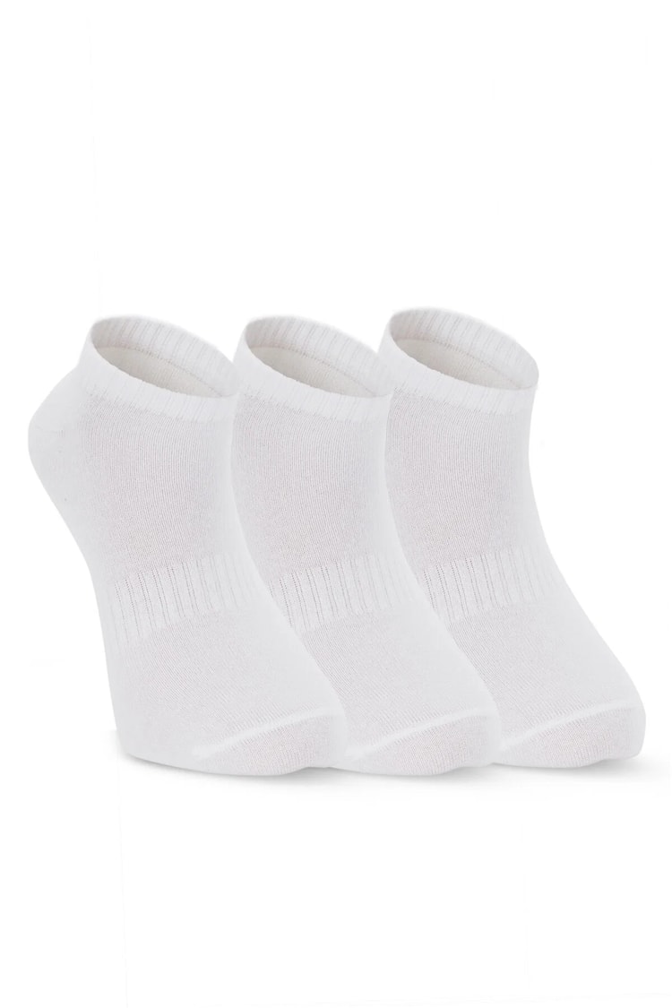 Slazenger SX16CE003-000 Jadira Beyaz 3'Lü Çorap