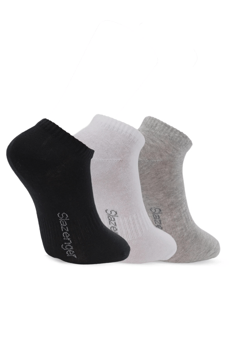Slazenger SX16CE003-510 Jadira Siyah / Beyaz 3'Lü Çorap