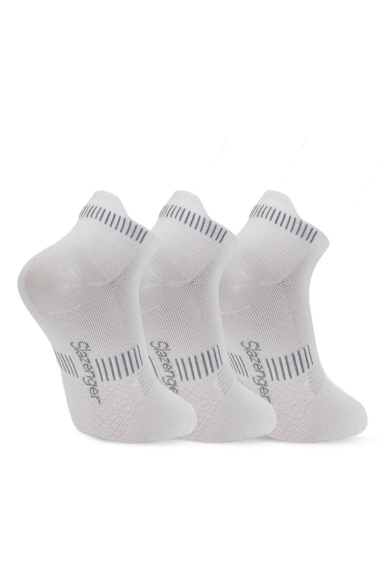 Slazenger SX16CE004-000 Jagger Beyaz 3'Lü Çorap