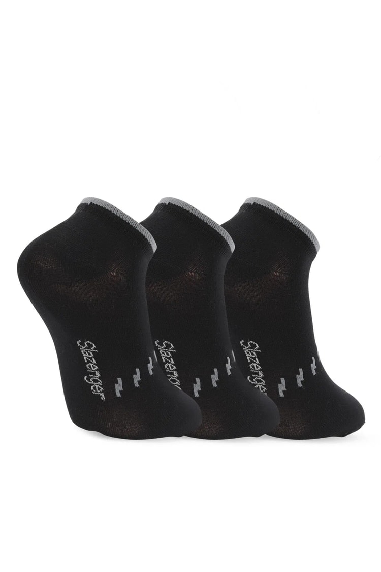 Slazenger SX16CE005-500 Jara Siyah 3'Lü Çorap