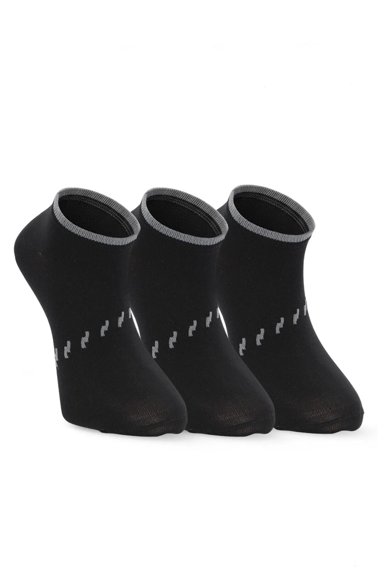 Slazenger SX16CE005-500 Jara Siyah 3'Lü Çorap