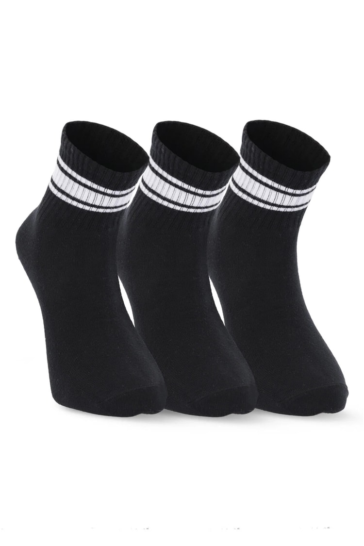 Slazenger SX16CE006-500 Jelly Siyah 3'Lü Çorap