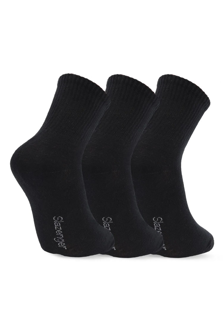 Slazenger SX16CE007-500 Jumpy Siyah 3'Lü Çorap